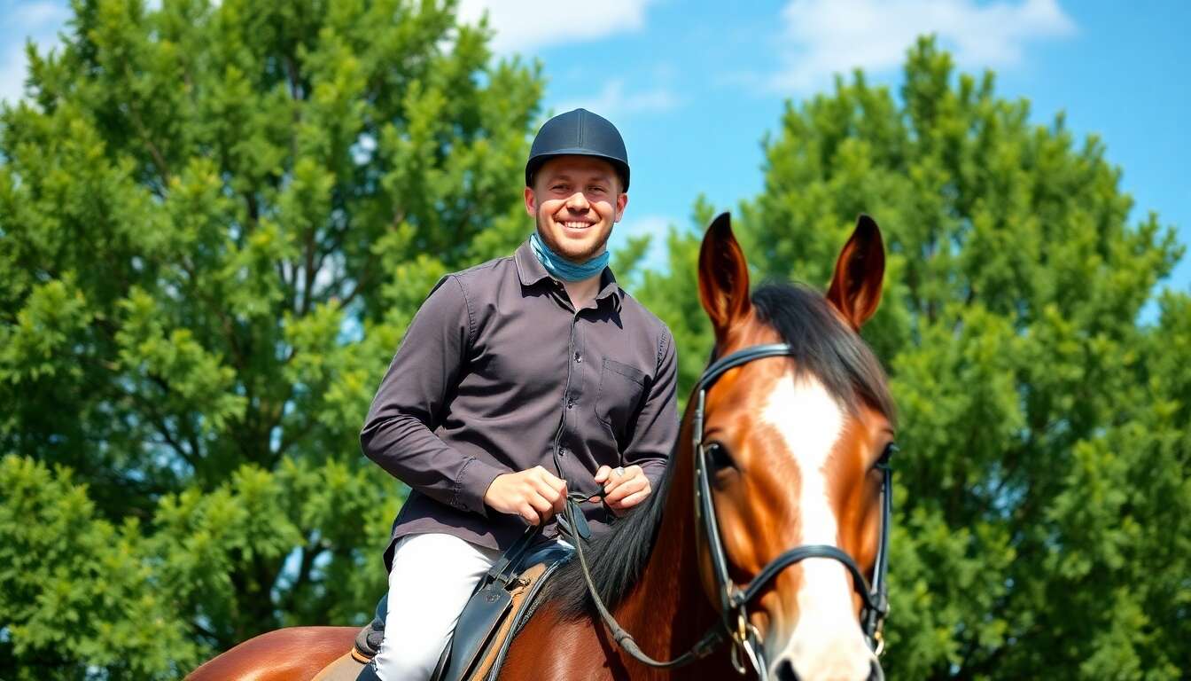 Les 10 stades émotionnels du cavalier avec un jeune cheval