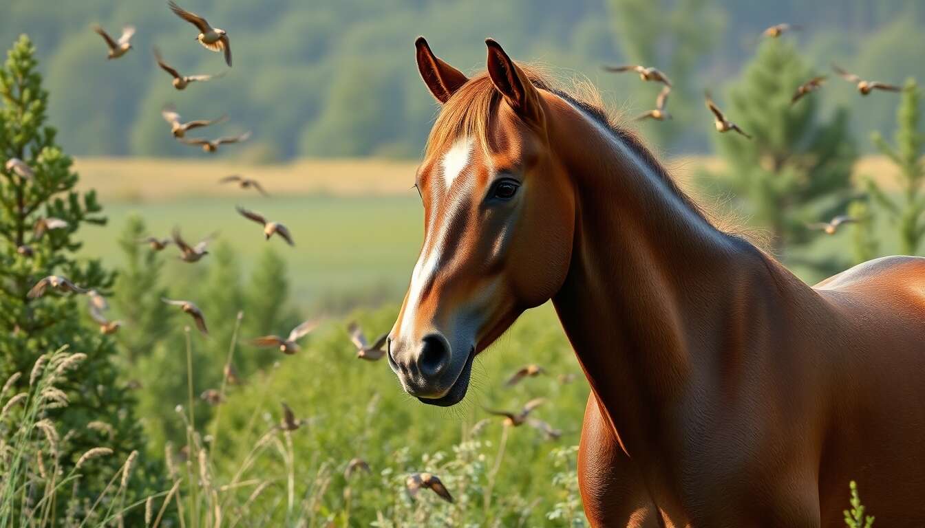 6 astuces infaillibles contre les mouches autour de votre cheval