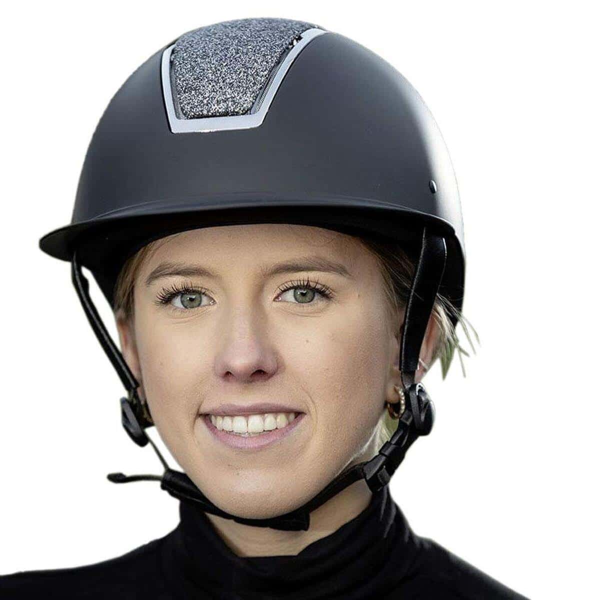 Test du casque d'équitation USG Comfort Jewel noir taille L