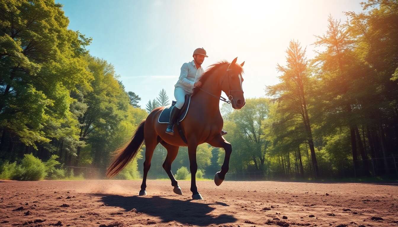 Dressage de cheval à la main : conseils et techniques