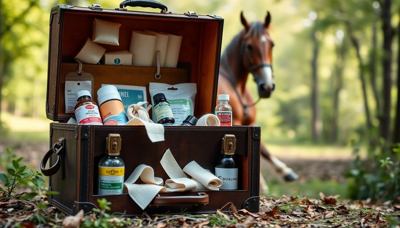 Trousse de pharmacie pour cavalier : guide pratique