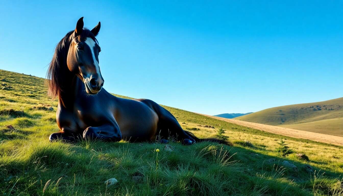 Aider un cheval à récupérer après l'entraînement