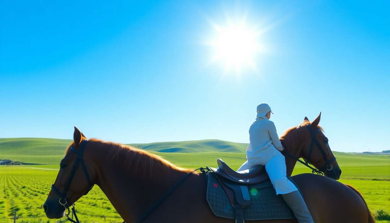 Équitation : conseils essentiels par temps chaud