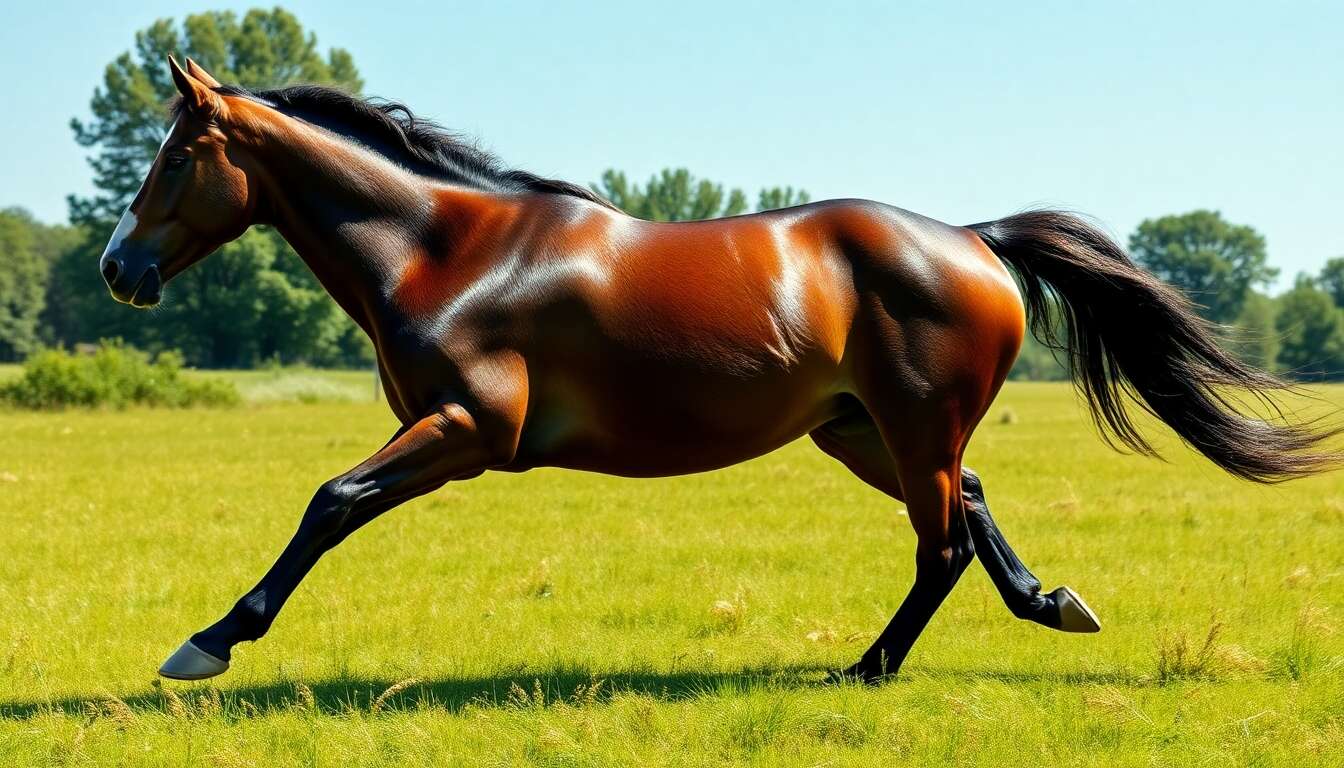 Impact du mouvement du pied d'un cheval sur son cœur