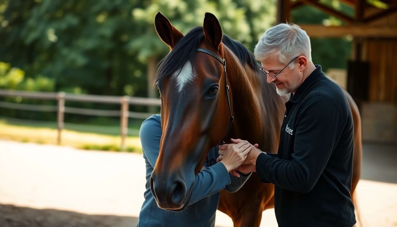 Ostéopathe équin : un métier au service des chevaux