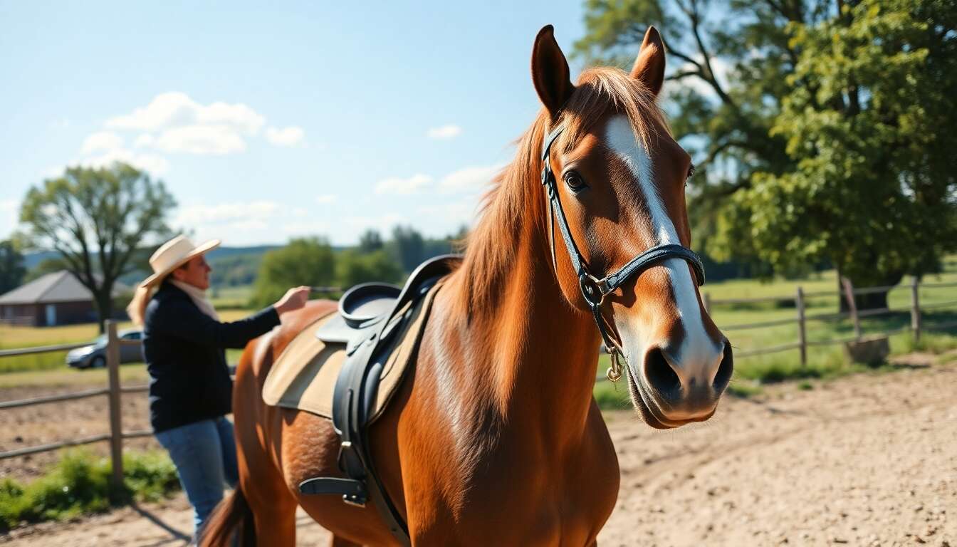 Comment gérer un cheval qui bouscule en main ?
