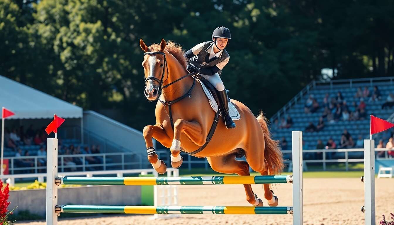 Le bon abord en saut d'obstacles : conseils et techniques