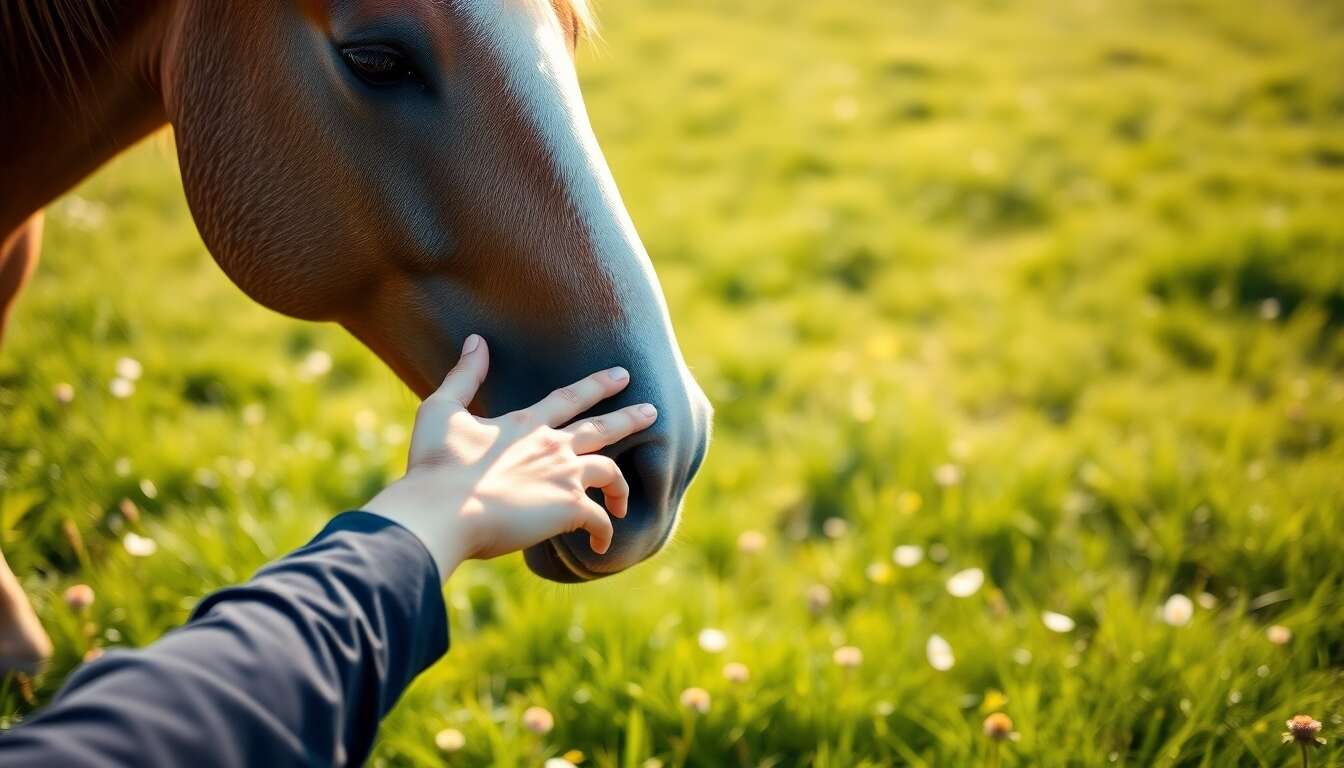Comprendre la relation entre le cheval et la main
