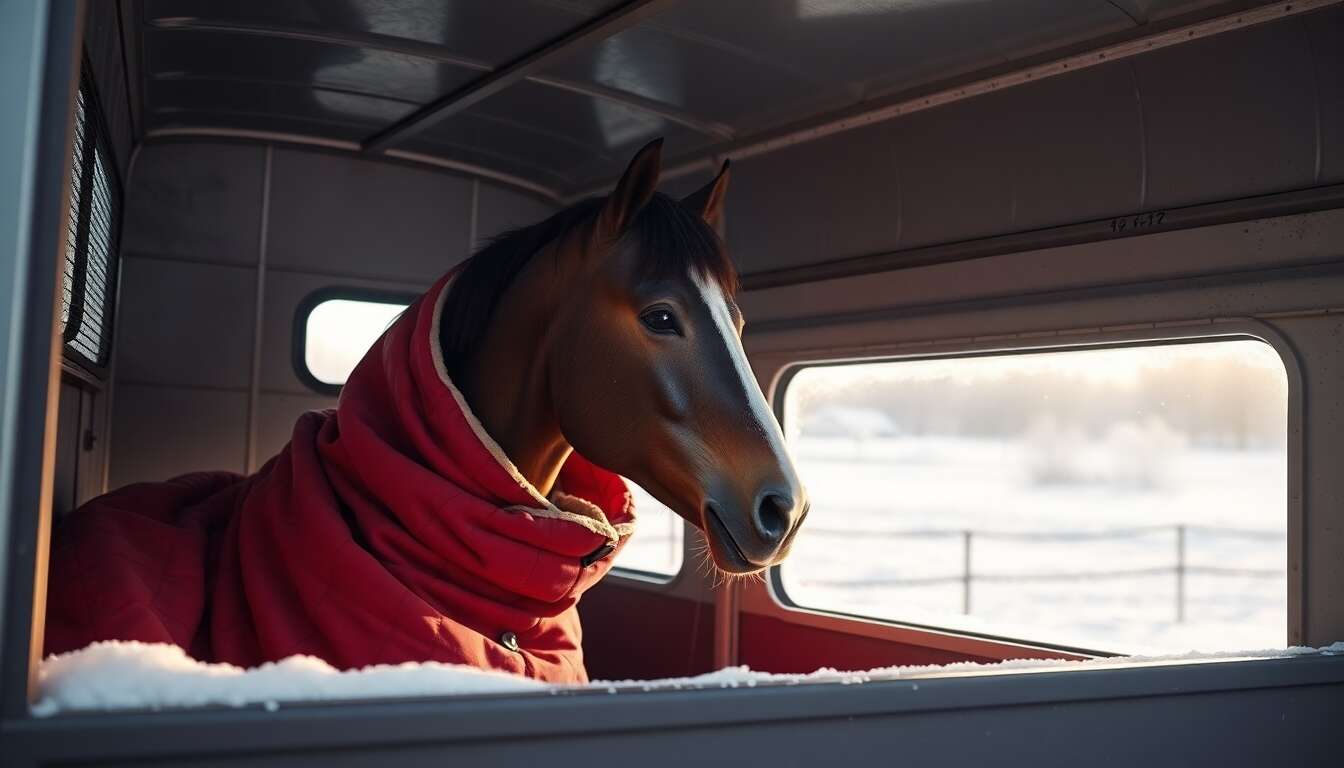 Signes que votre cheval a trop chaud ou trop froid