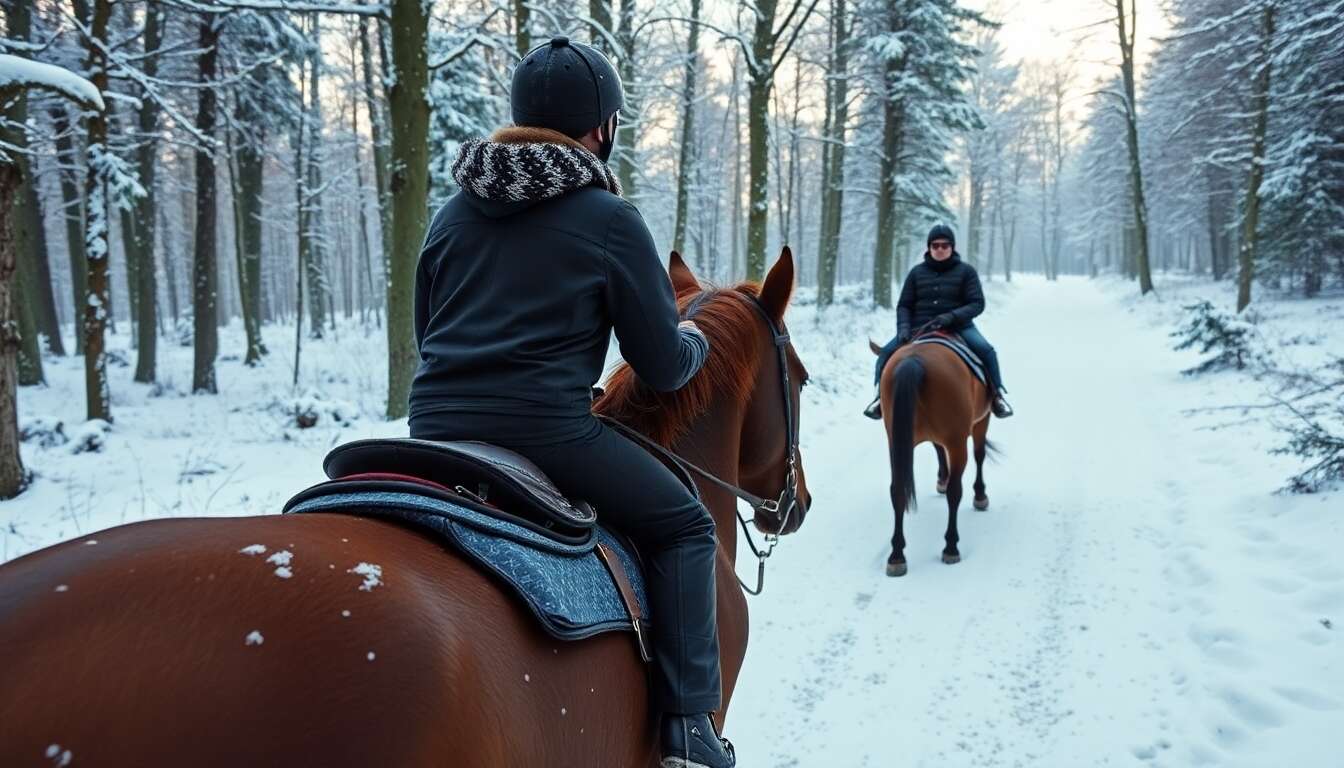Comment affronter l'hiver en tant que cavalier ?