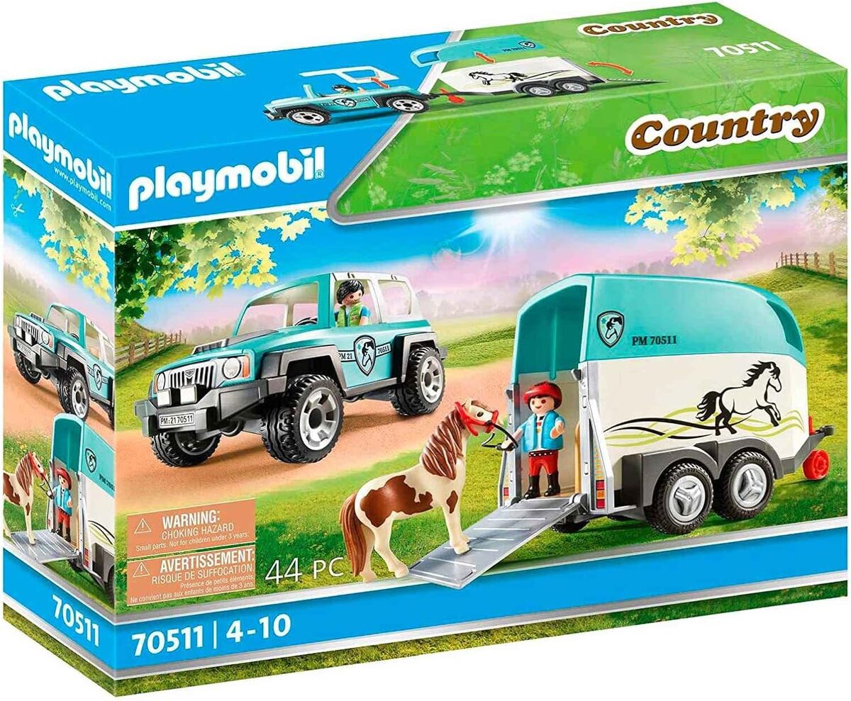 Test de la voiture et van pour poney Playmobil 70511