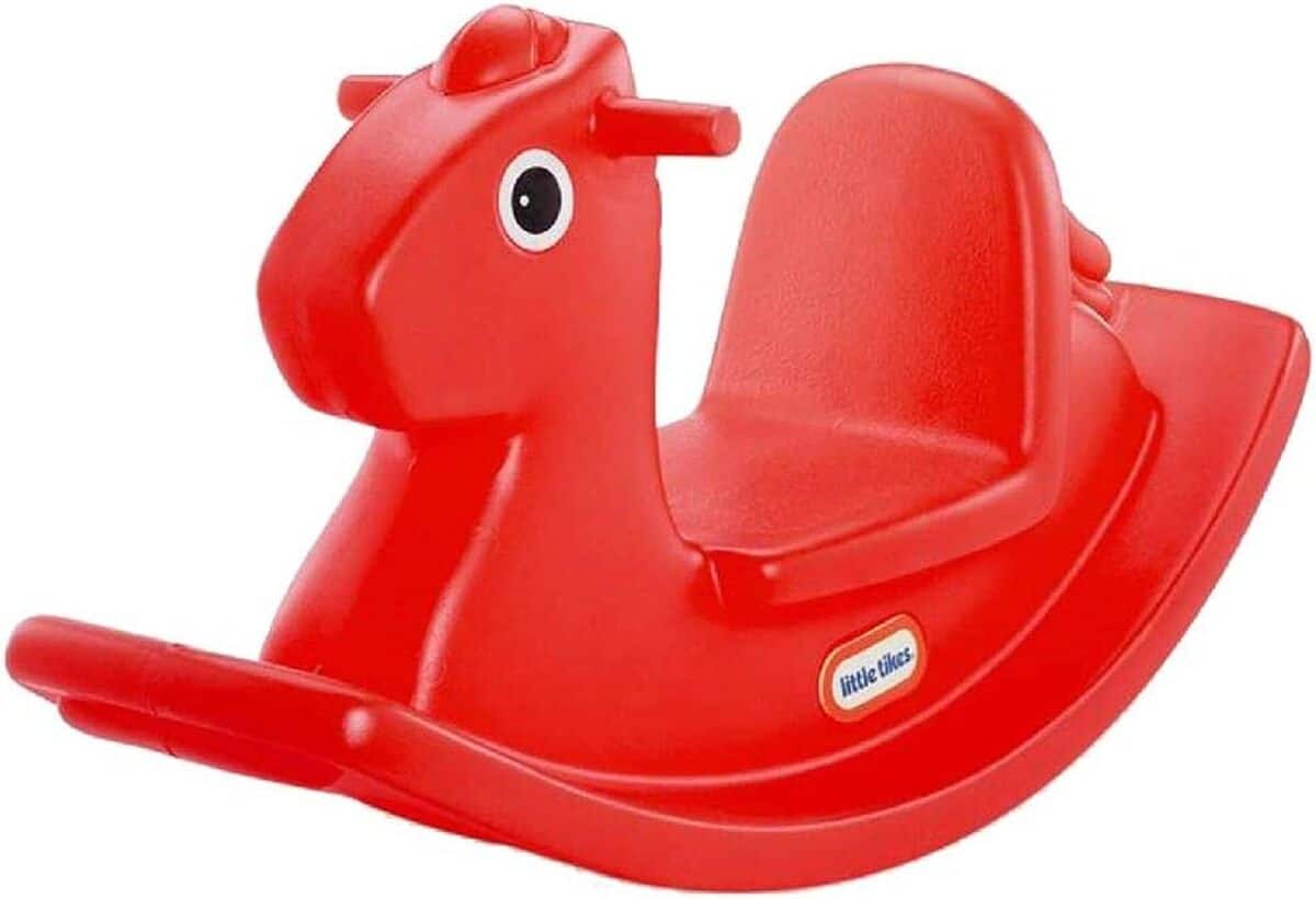 Test du cheval à bascule rouge little tikes : un classique pour les petits