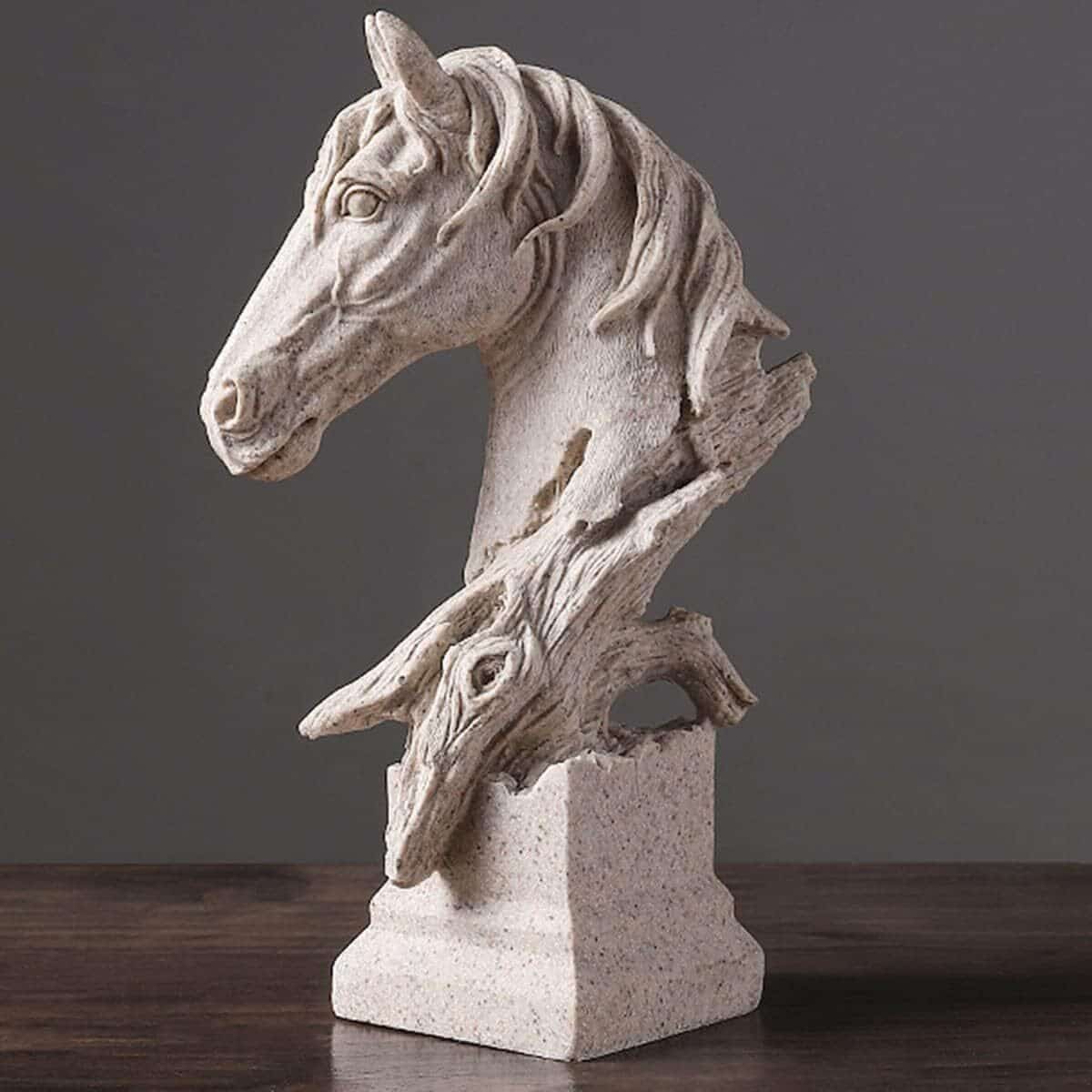Test : figurine tête de cheval Pigpigfly, une décoration moderne à découvrir