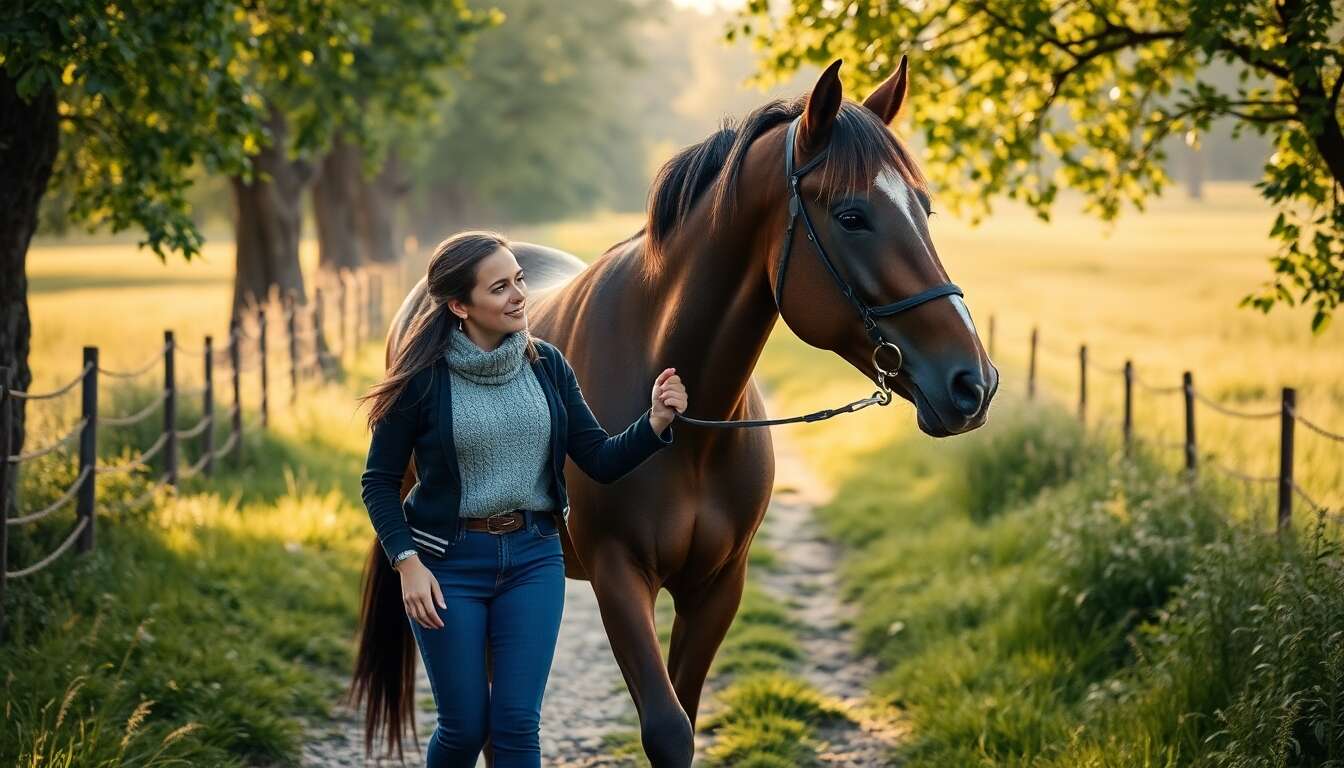 Comment travailler à pied avec son cheval pour gagner son respect ?
