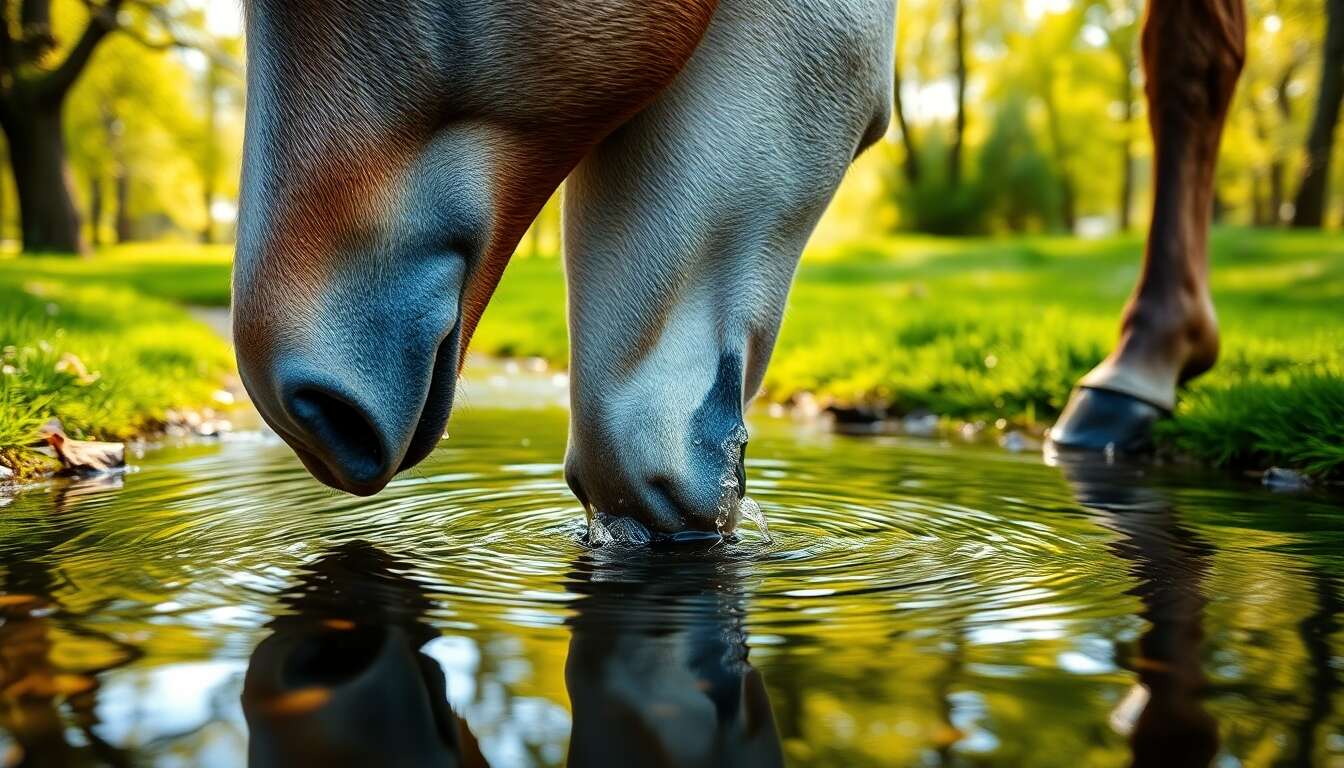 Hydratation du cheval : l'importance des électrolytes