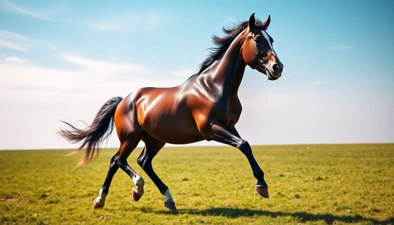 Programme de trotting pour chevaux