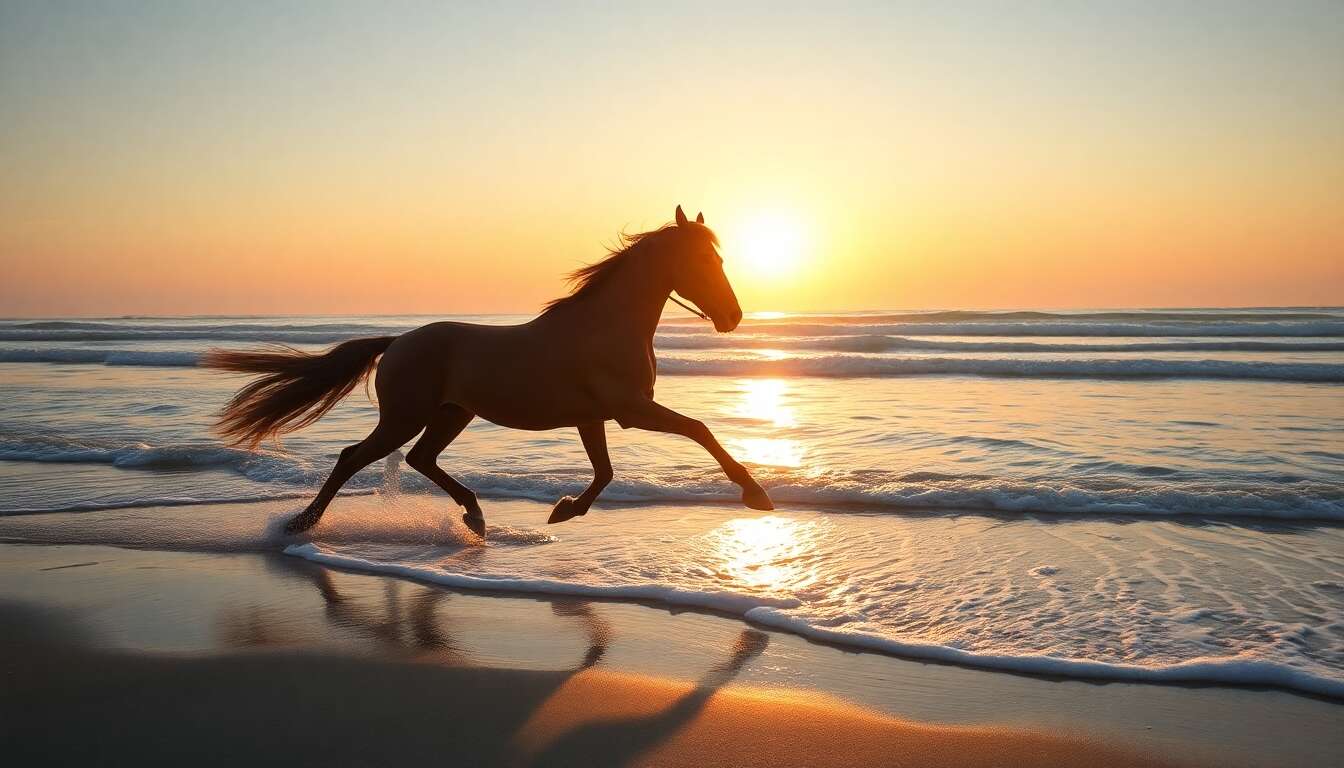 Conseils pour galoper sur la plage avec son cheval