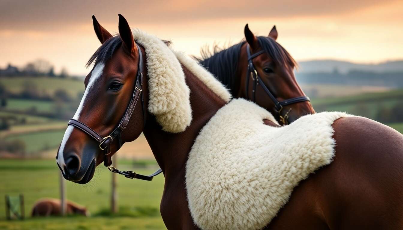 Équipement double en mouton pour cheval : guide complet