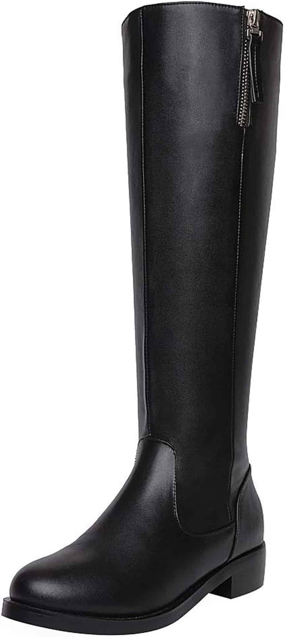 Avis sur les bottes hautes Anufer en cuir noir