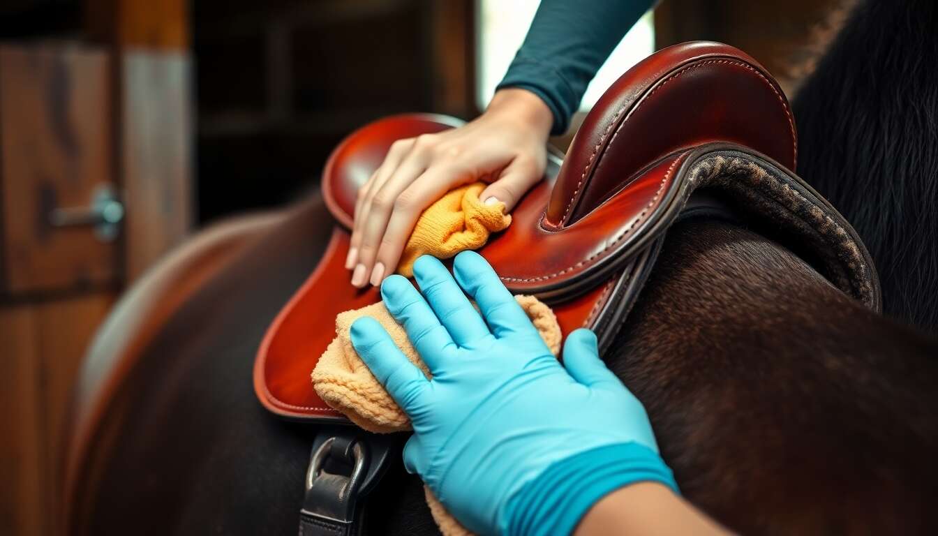 Nettoyer une selle de cheval en cuir : guide pratique