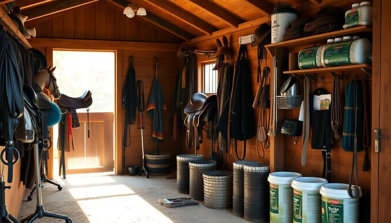 Équipement essentiel pour propriétaire de cheval ou poney