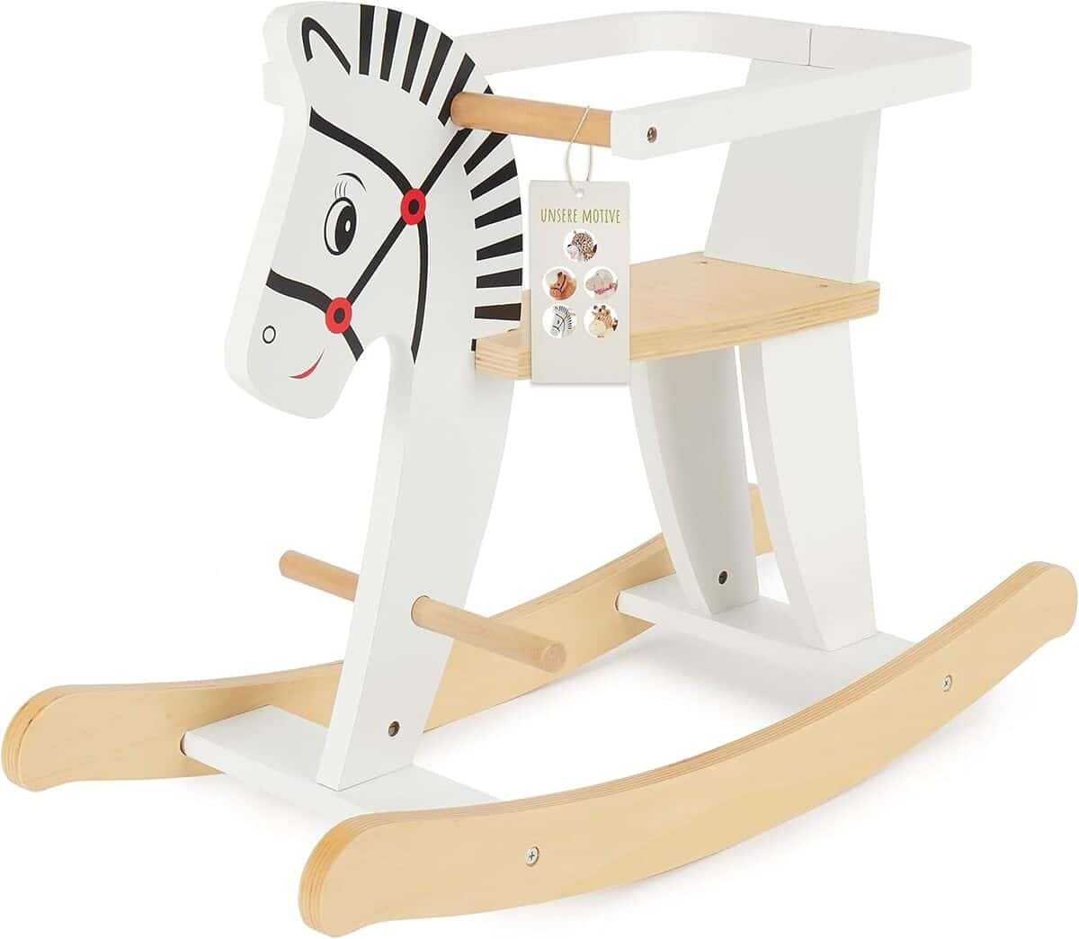 Test : bieco cheval à bascule zebra pour bébé dès 1 an