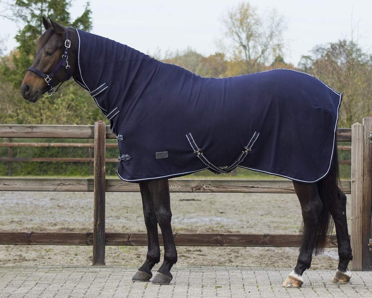 Test : couverture polaire QHP Basic avec couvre-cou et sangles