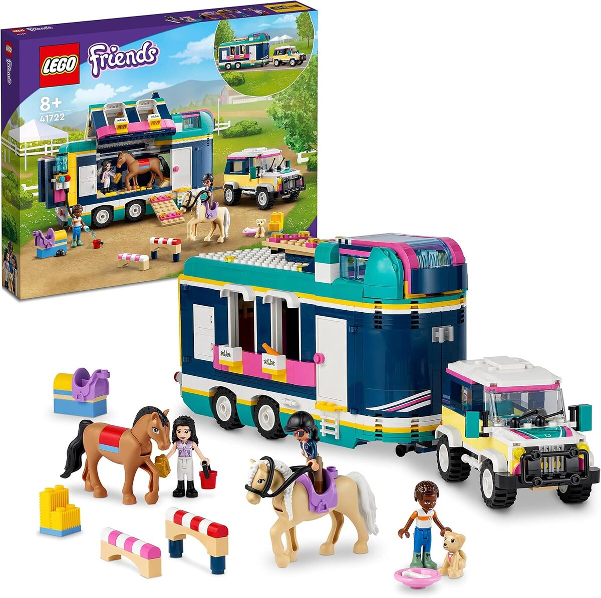 Test LEGO 41722 Friends : la remorque du concours hippique
