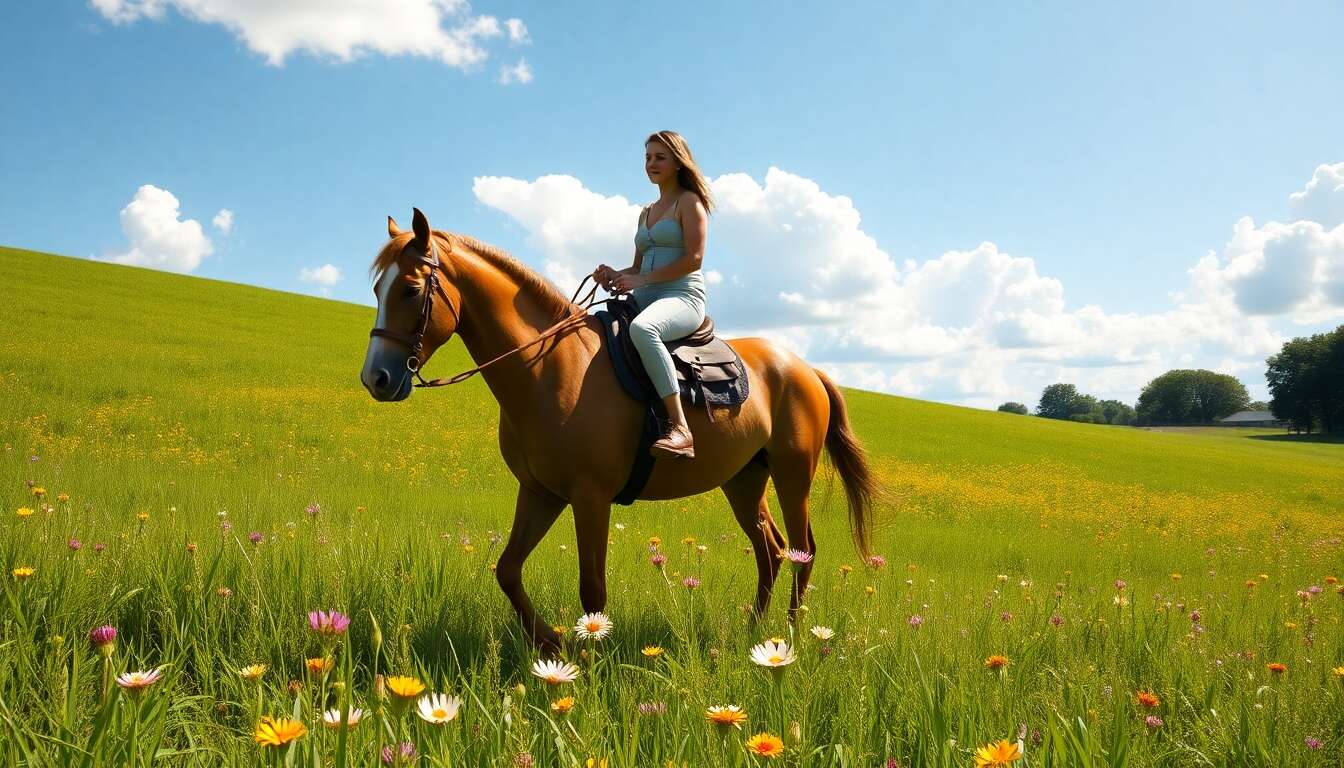 Monter à cheval en été : conseils et astuces