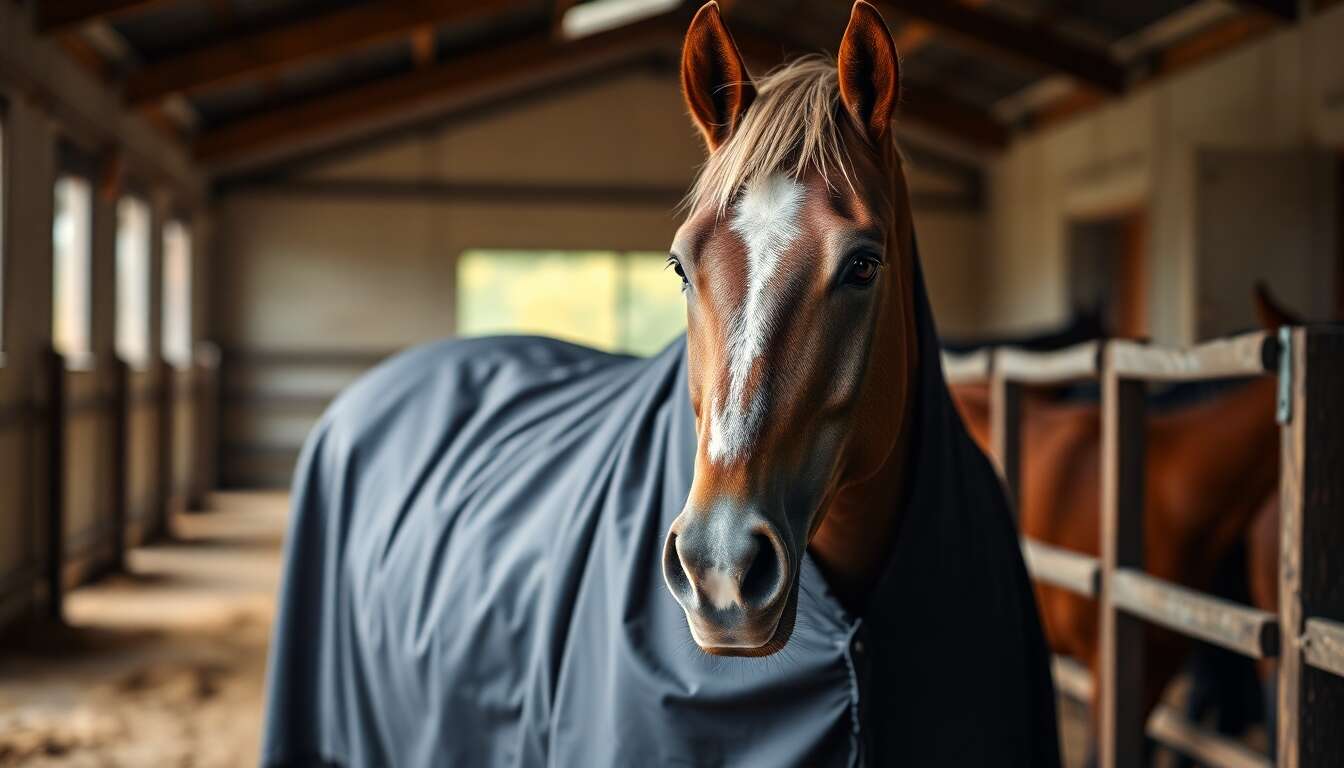 L'importance de la couverture anti-mouches pour un cheval L'importance de la couverture anti-mouches pour un cheval