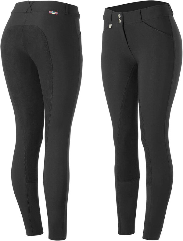 HORZE Pantalon d'équitation à Fond de Peau Grand Prix, Femme