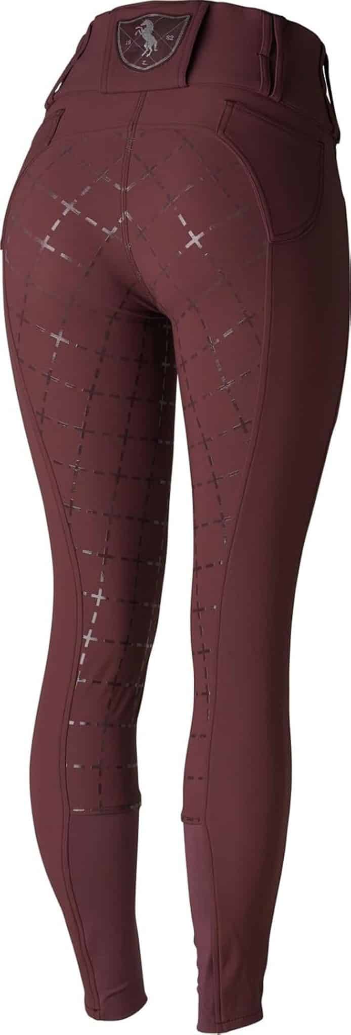 Test du pantalon d'équitation Desiree rouge par Horze