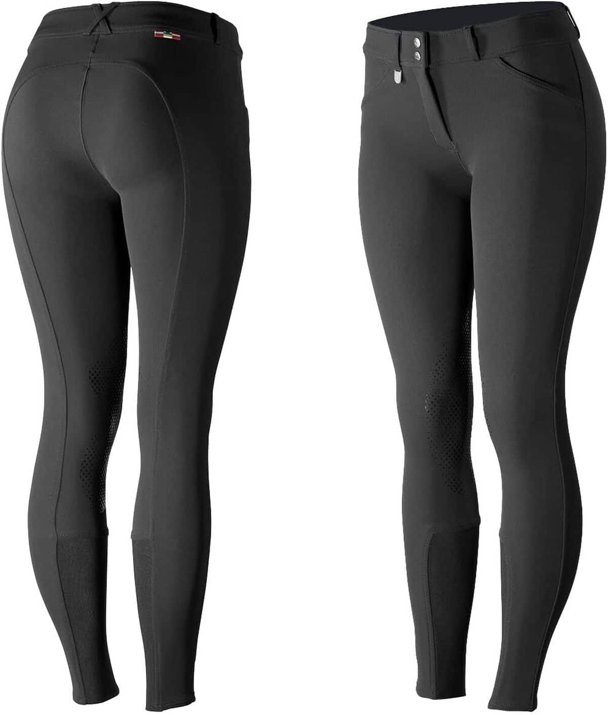 Test du pantalon d'équitation Horze Grand Prix silicone femme noir taille 42