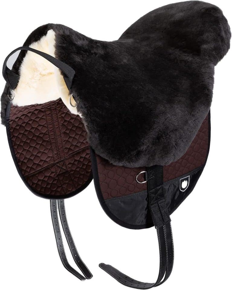 Test : selle de cheval Christ Fellsattel Basic Plus en peau d'agneau pour poneys