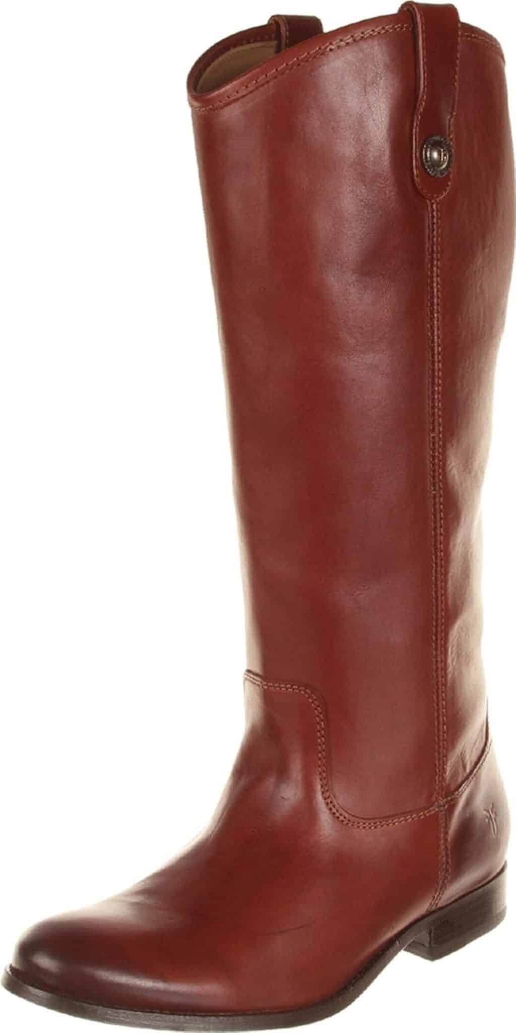Avis sur la botte d'équitation Frye Melissa Button en cuir cognac