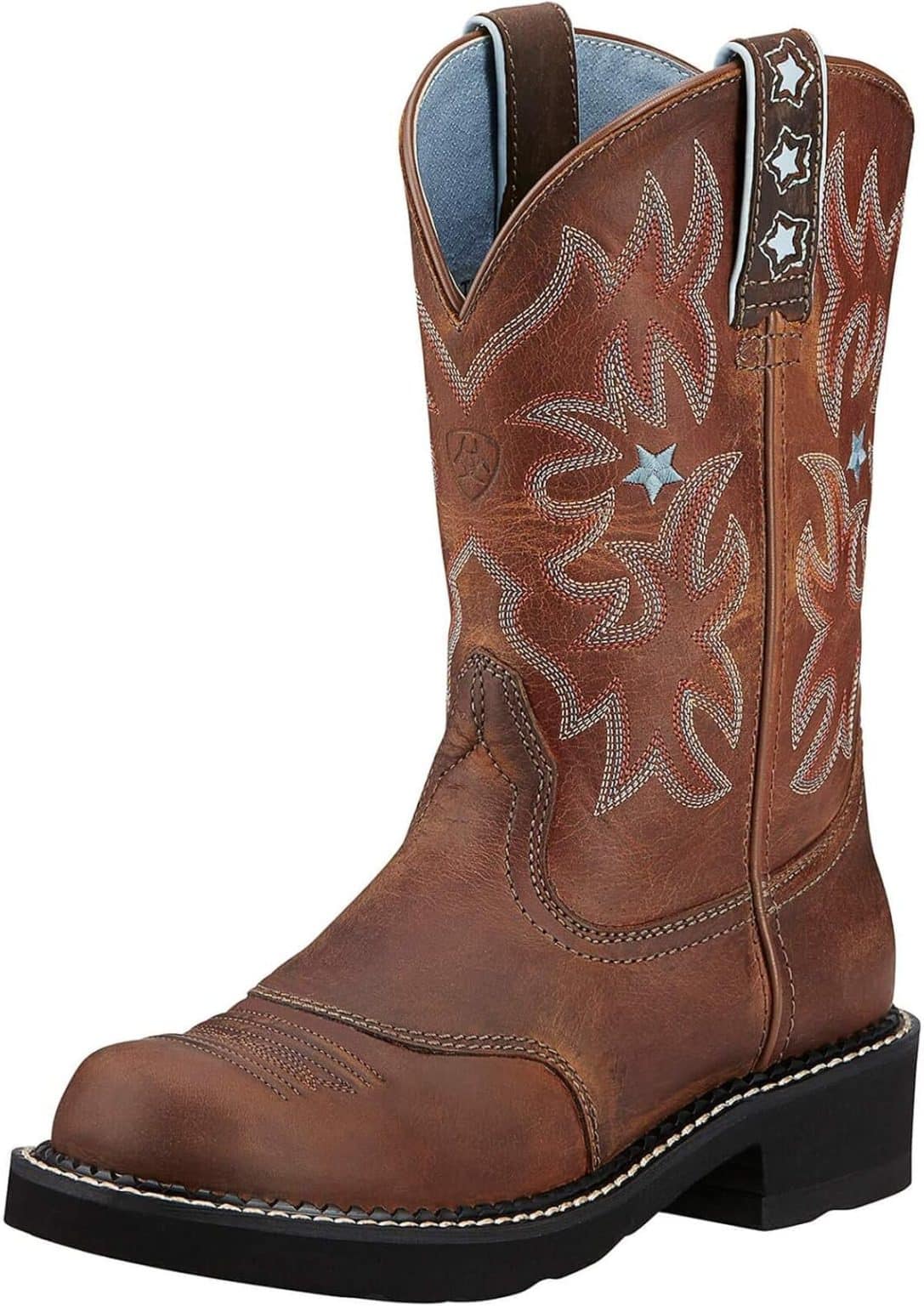 Bottes D'équitation Kelly - Éperons Intégrés - Sangles En Cuir Marron - Occasion