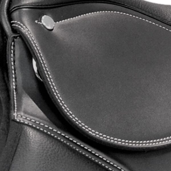 Wembley Vielseitigkeitssattel, Synthetik, schwarz, 17.5 Zoll (44 cm)