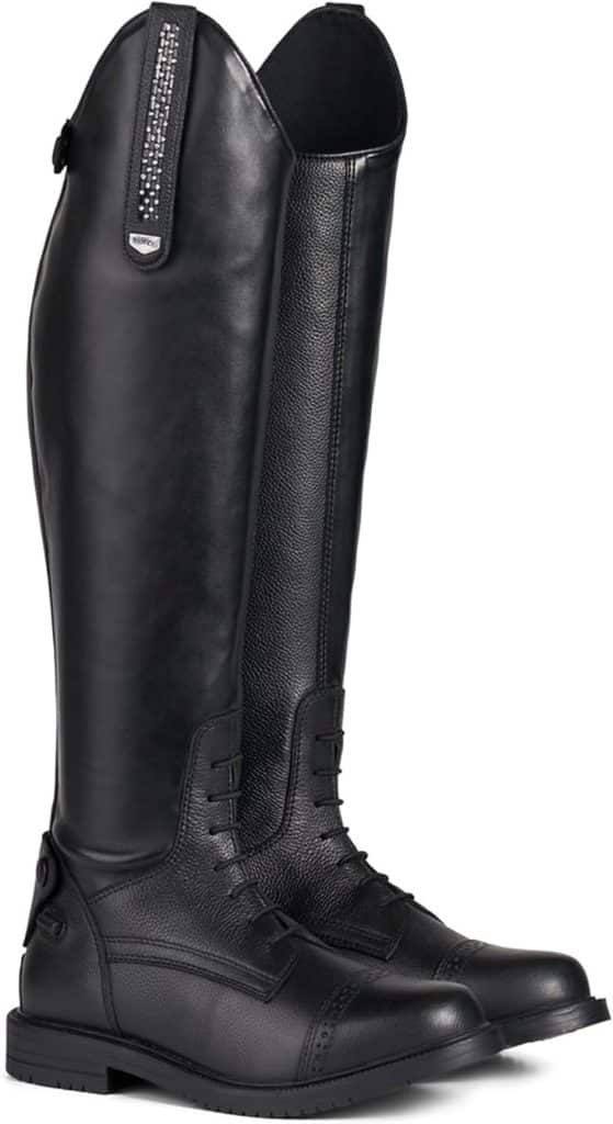 Test : bottes d'équitation Horze Verona, aspect cuir, bracelets amovibles