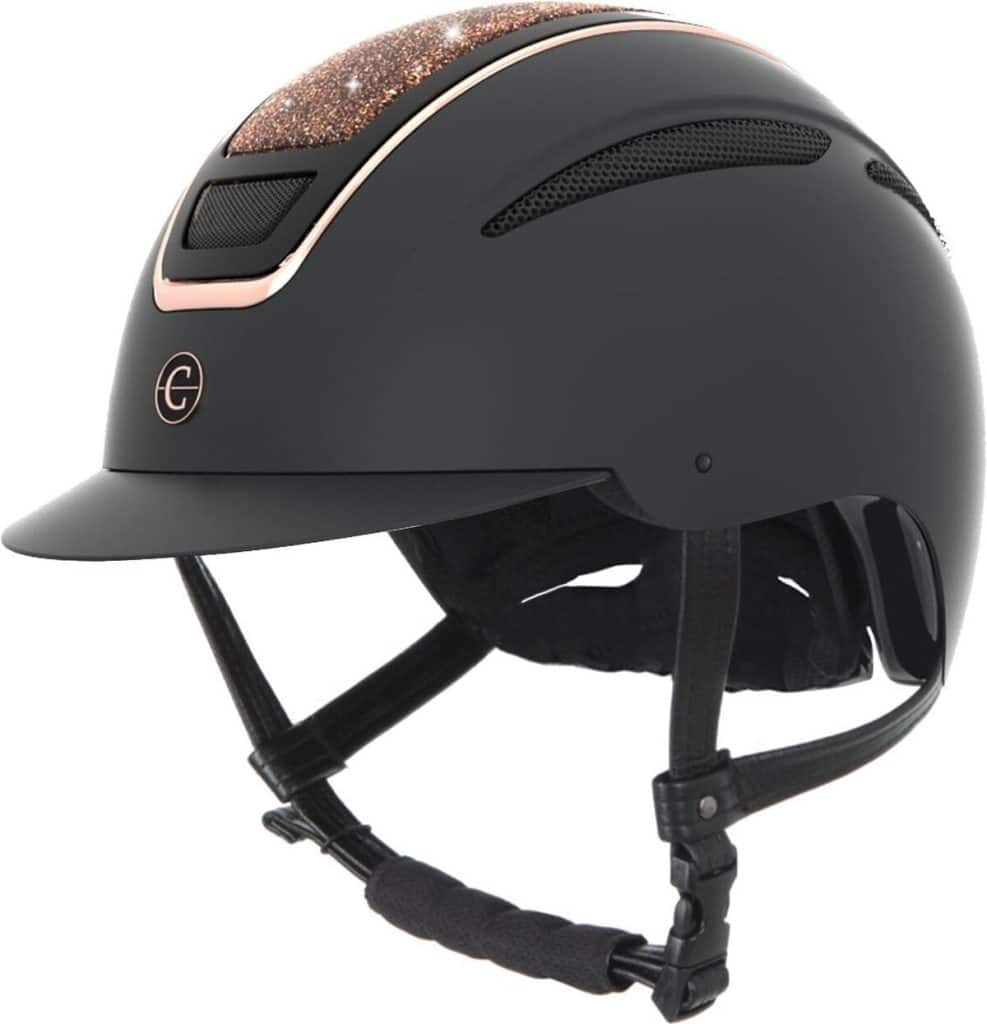 Test : casque d'équitation Covalliero Elite femme, or rose