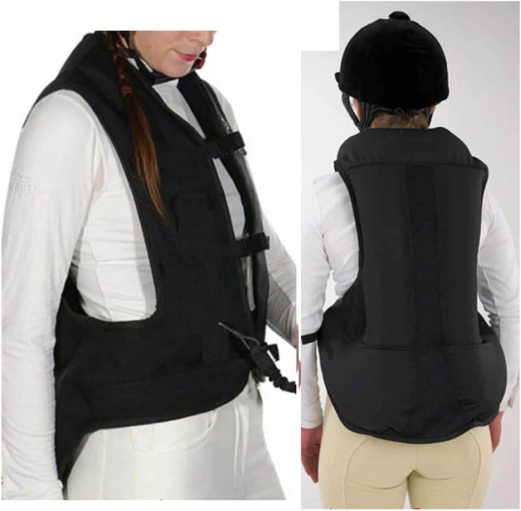 Test du gilet airbag d'équitation enfant Knight Equipment