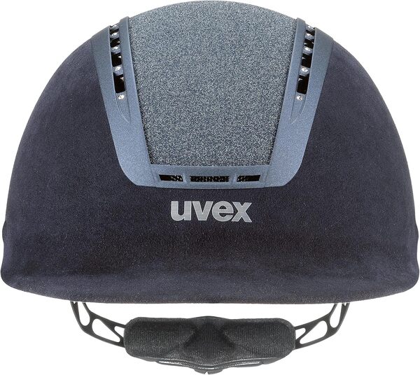 uvex Suxxeed Glamour - Casque d’équitation Solide pour Hommes et Femmes - Réglage de la Taille Individuel - Ventilation Optimale