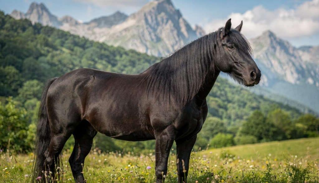Le Mérens : découvrez ce cheval emblématique des Pyrénées