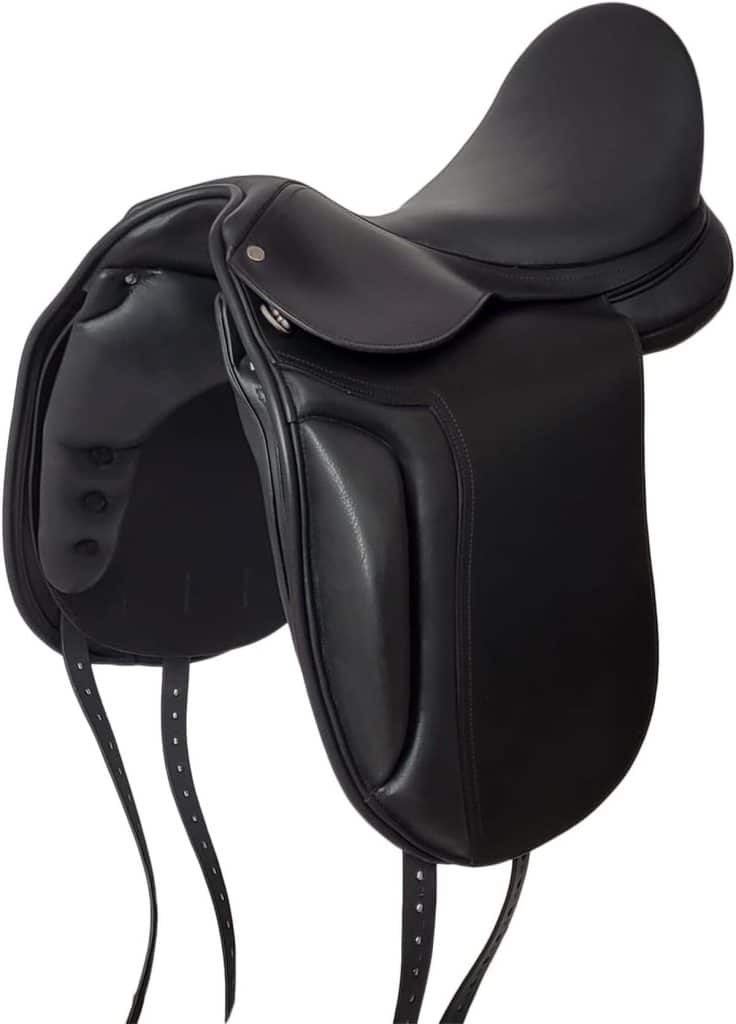 Test de la selle de dressage Wembley A&M Reitsport en cuir 18, 5