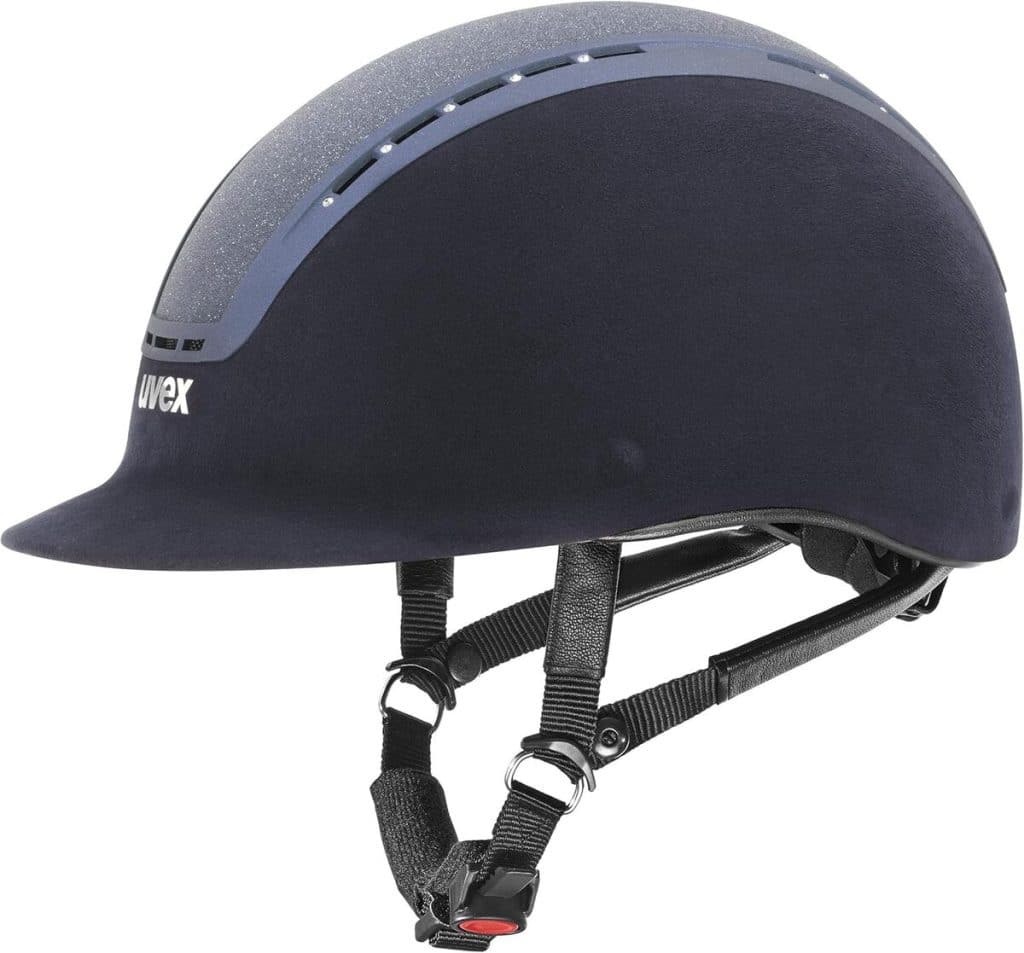 Test du casque d'équitation uvex Suxxeed Glamour : solidité et ventilation optimales