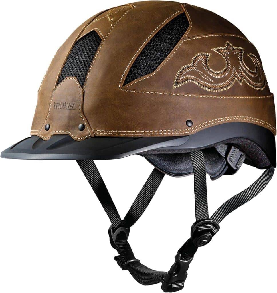 Test du casque Troxel Cheyenne marron taille L