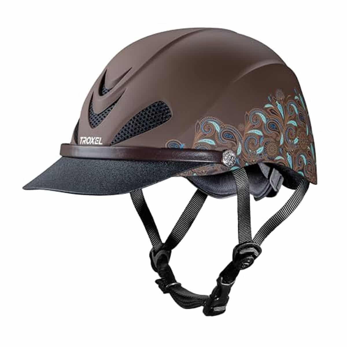 Test du casque Troxel Dakota Performance, mixte, turquoise paisley