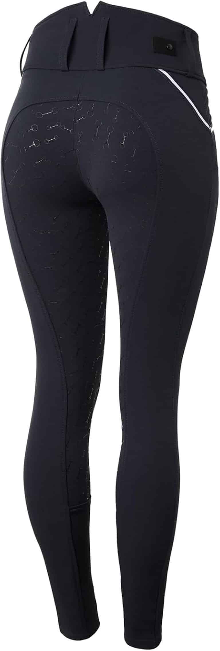Pantalon équitation taille haute mid grip femme Horze Aubrey - antique