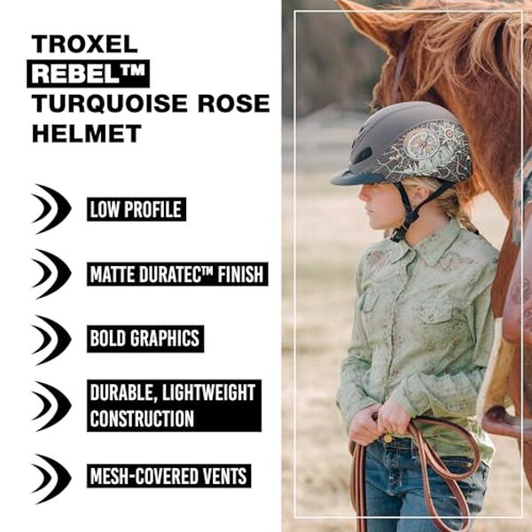 Découvrez le casque Troxel Rebel pour femme : un test complet sur sa performance et son style unique, conçu pour équiper les cavalières modernes.