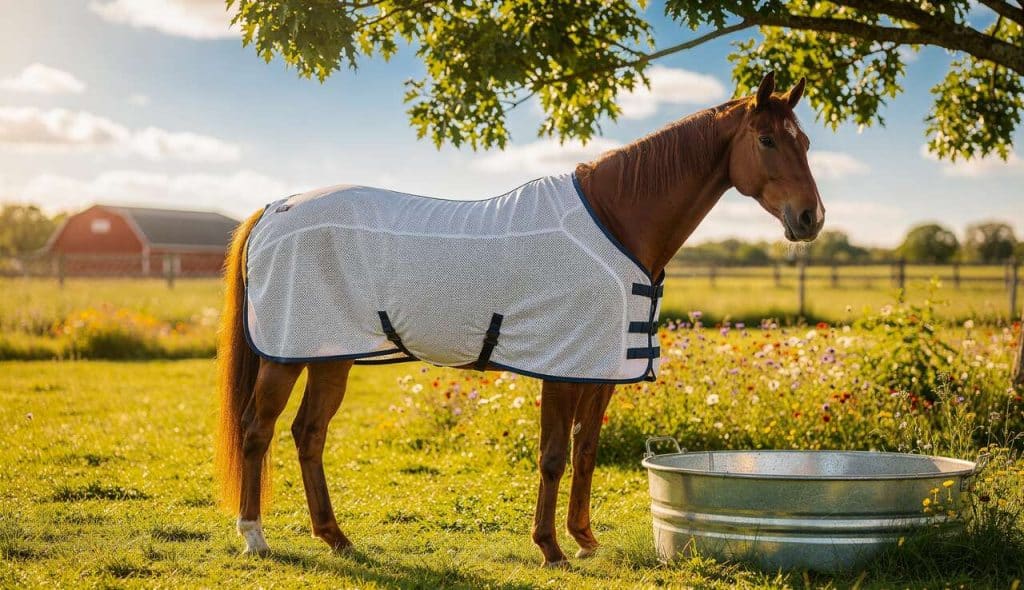 Comment protéger son cheval de la chaleur en été ?