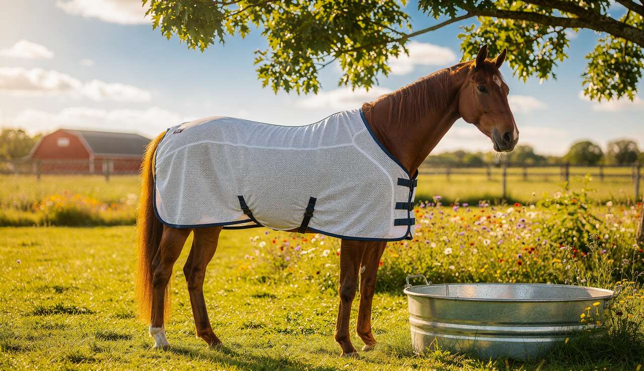 Comment protéger son cheval de la chaleur en été ?